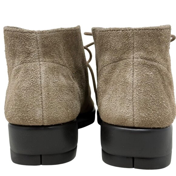 Aerosoles Landlock Taupe Suede Memory Foam 8M Suede Leather Womens Ankle Boot 8M - Picture 6 of 11